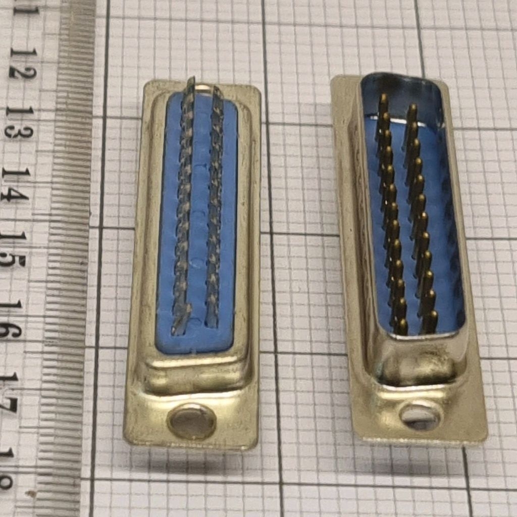 Jack DB 25 male connector db 25pin male laki jack konektor jantan male db 25 parallel port jack kone