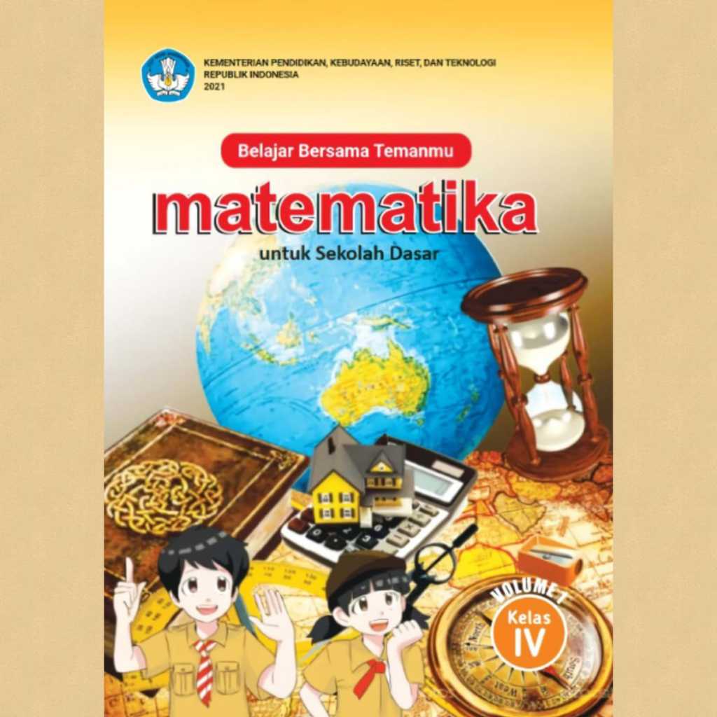 Buku MTK Kelas 4 matematika volume 1 kurikulum merdeka