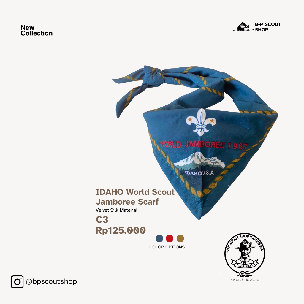 IDAHO WORLD SCOUT JAMBOREE SCARF
