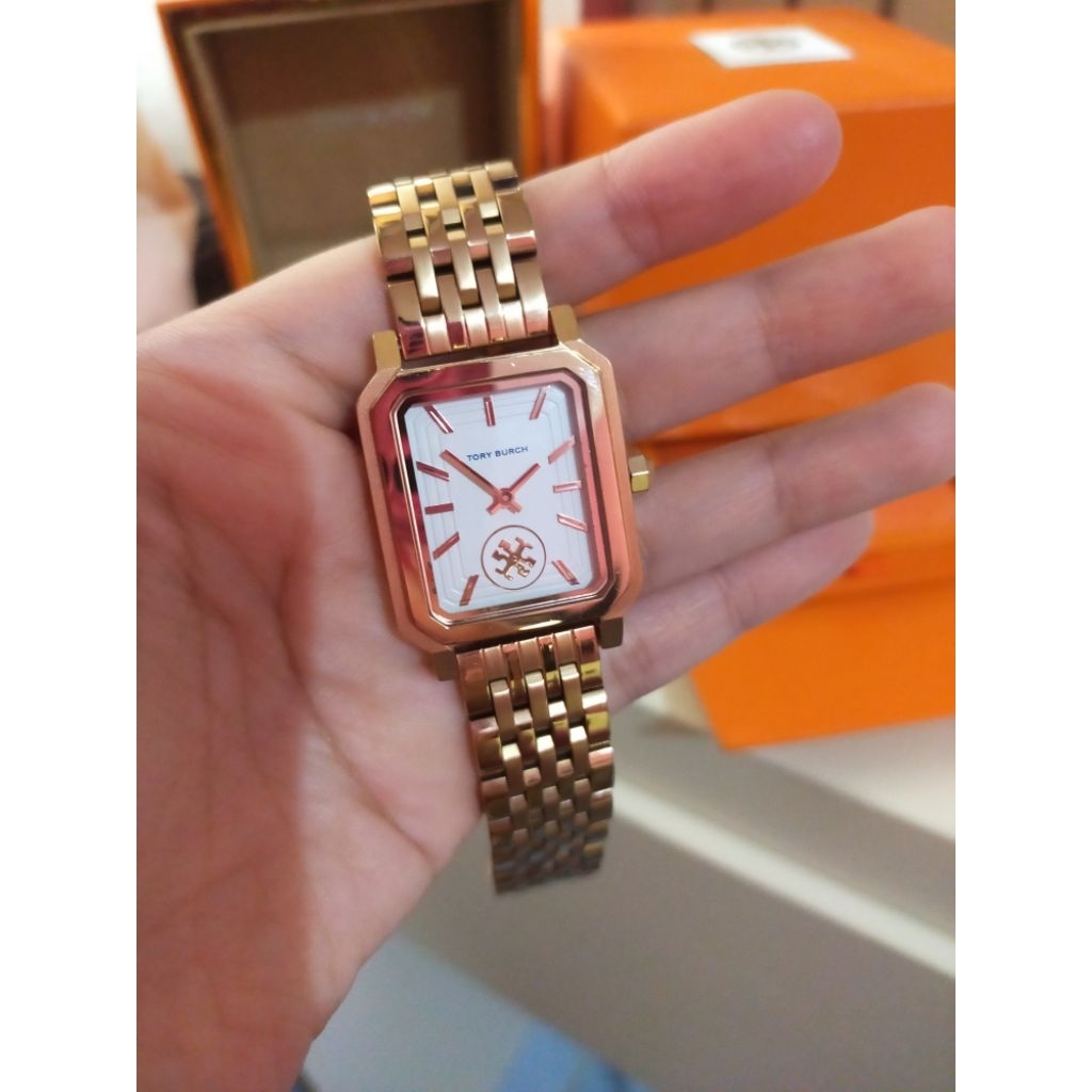 [PRELOVED] Jam Tangan Wanita Tory Burch Rose Gold 100% Original