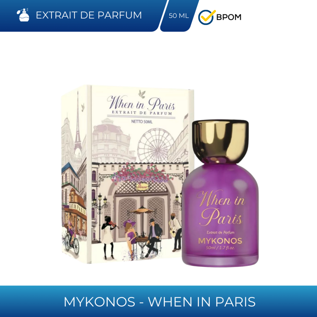 MYKONOS When In Paris Extrait de Parfum Mykonos Parfum 50ml / 100m For Unisex