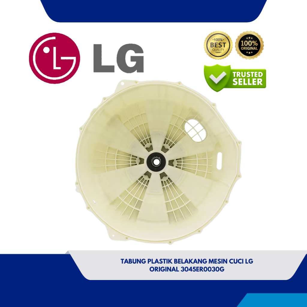 TABUNG PLASTIK BELAKANG MESIN CUCI LG WD-P1410RD6 ORIGINAL 3045ER0030G