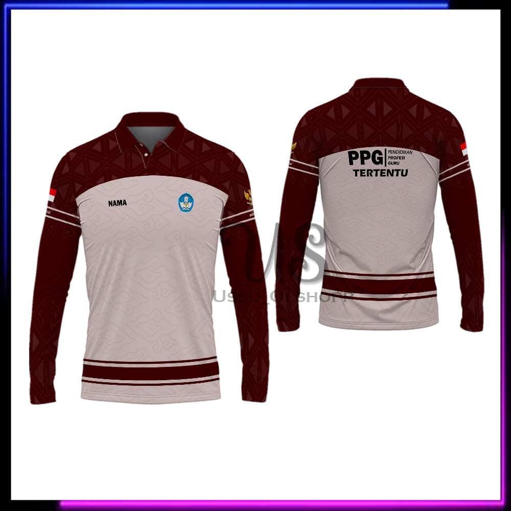 JERSEY OUTDOOR BAJU SERAGAM PPG, PKG PJOK FREE CUSTOM DESIGN FULL PRINTING