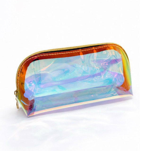 Pouch Make Up Hologram / Pouch Kosmetik Hologram / Dompet Make Up Hologram / Tempat Pensil Hologram