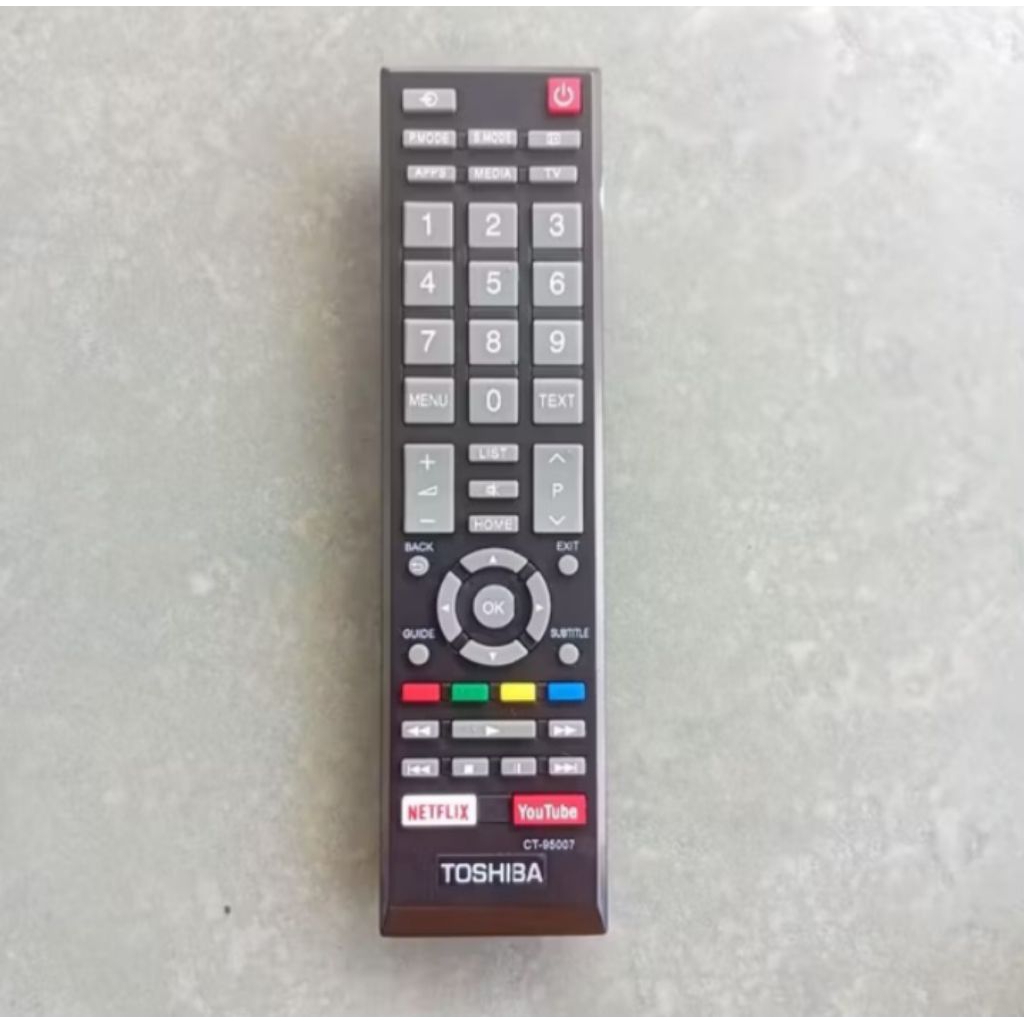 REMOTE TV NETFLIX TOSHIBA SERI CT-95007 GRADE ORIGINAL