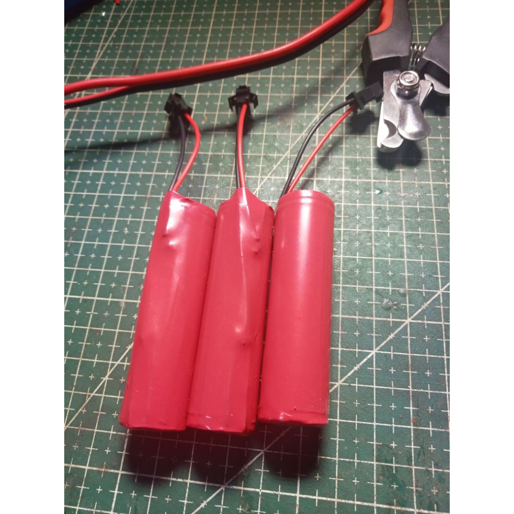 Batre paket 18650 exsavator rc