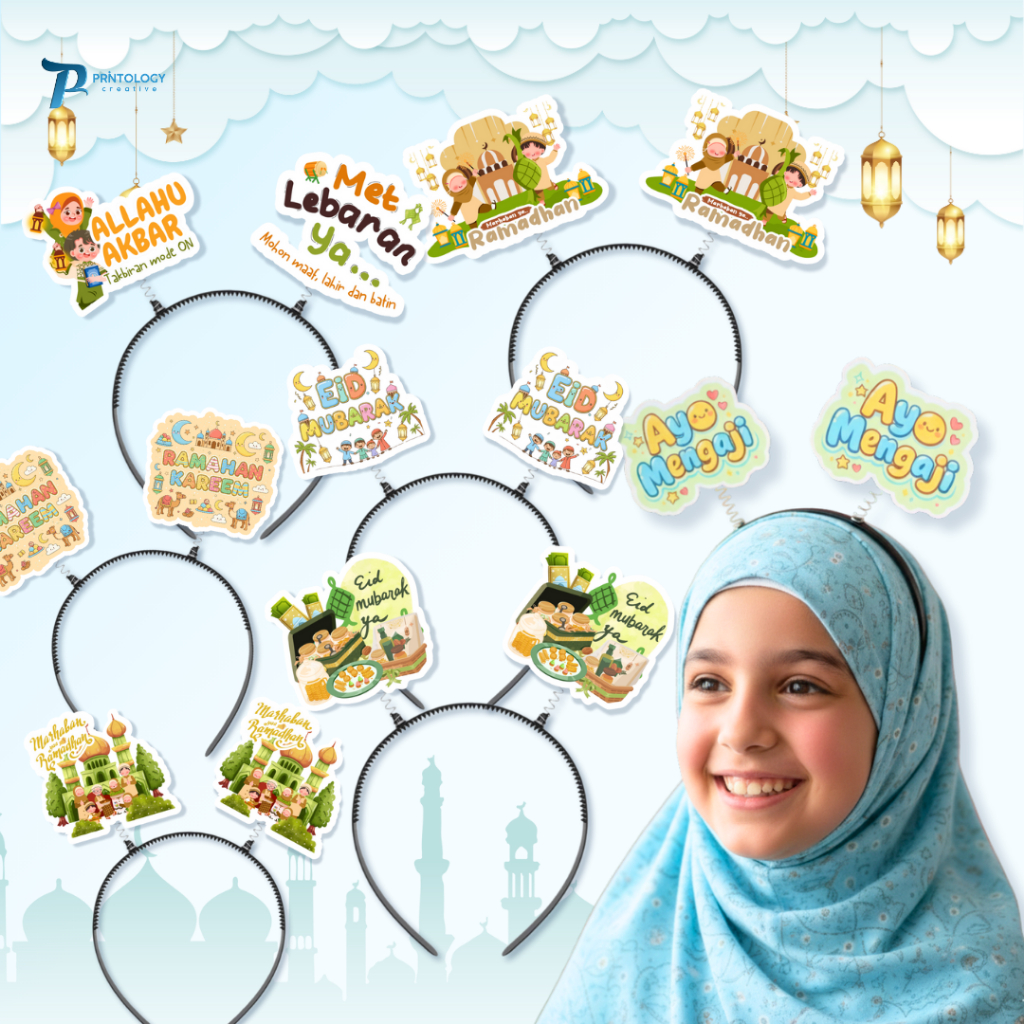 Bando Ramadhan Anak Anak Bando Lebaran Idul Fitri Aksesoris Kepala Lebaran Aksesoris Kepala Pawai Ra