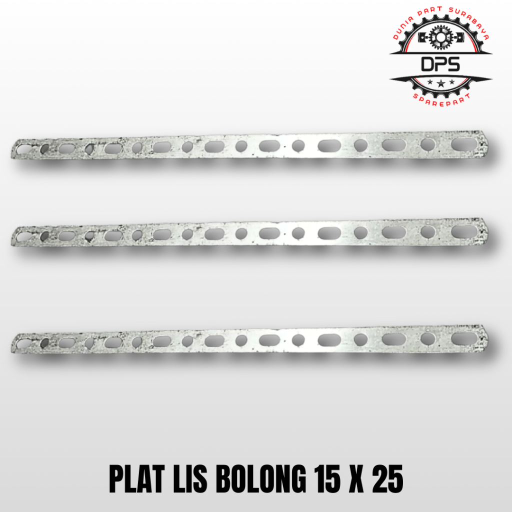 PLAT LIS BOLONG 20X40 PLAT LUBANG BESI STRIP