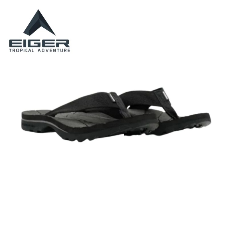 PROMO Sandal eigerJepit Pria Outdoor Hitam Dewasa