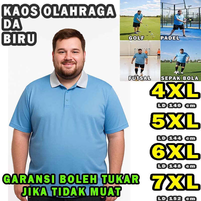 kaos baju olahraga dry fit drifit bola futsal padel golf tennis running badminton jersey gym polo t 
