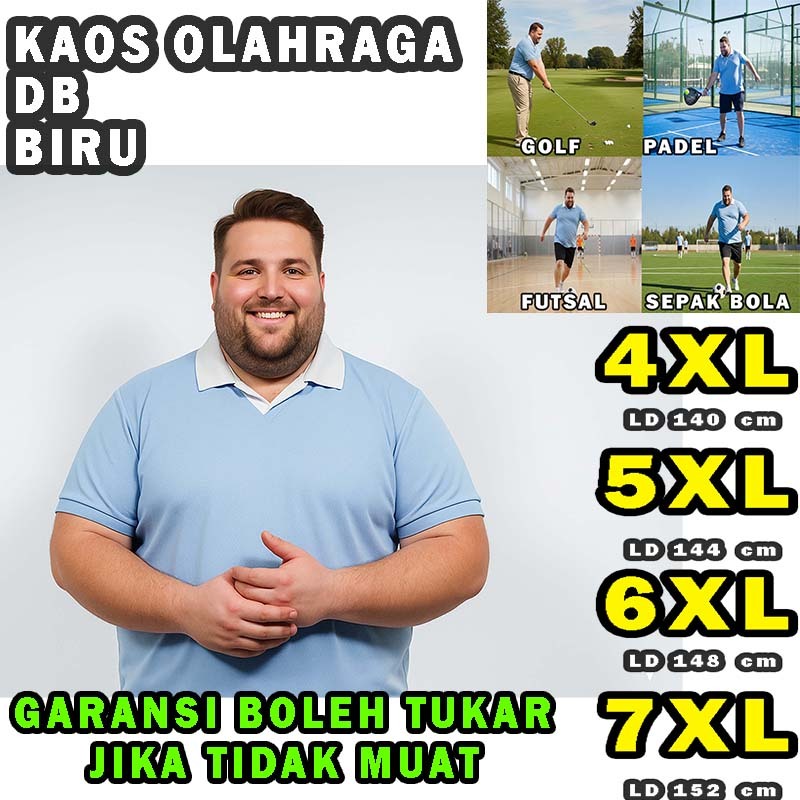 kaos baju olahraga dry fit drifit bola futsal padel golf tennis running badminton jersey gym polo t 