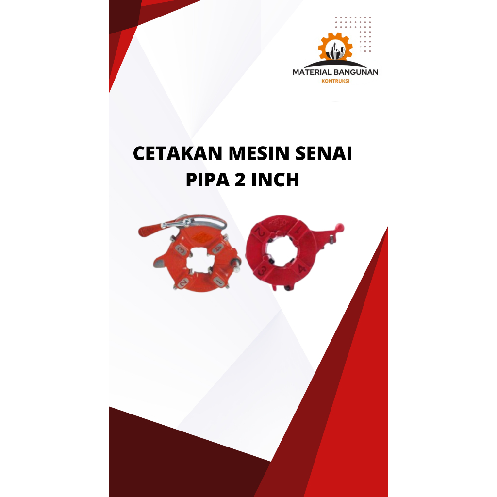 KEPALA CETAKAN MESIN SENAI PIPA 2 INCH / AKSESORIS MESIN THREADING MACHINE 2"