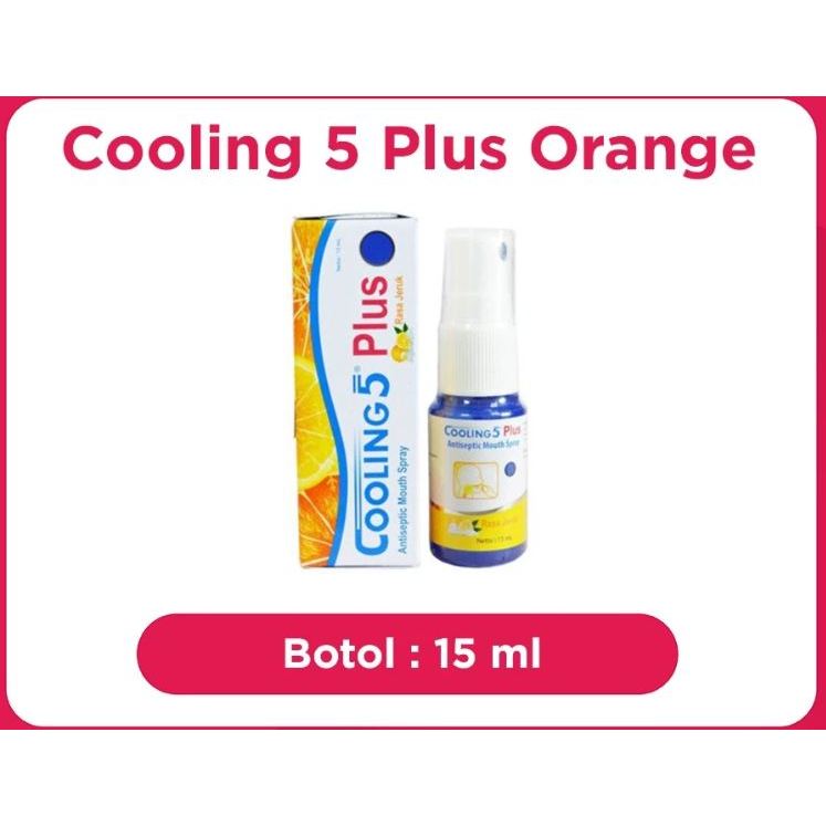 Cooling 5 Plus Orange 15 ml / Untuk Sakit Gigi / Sariawan