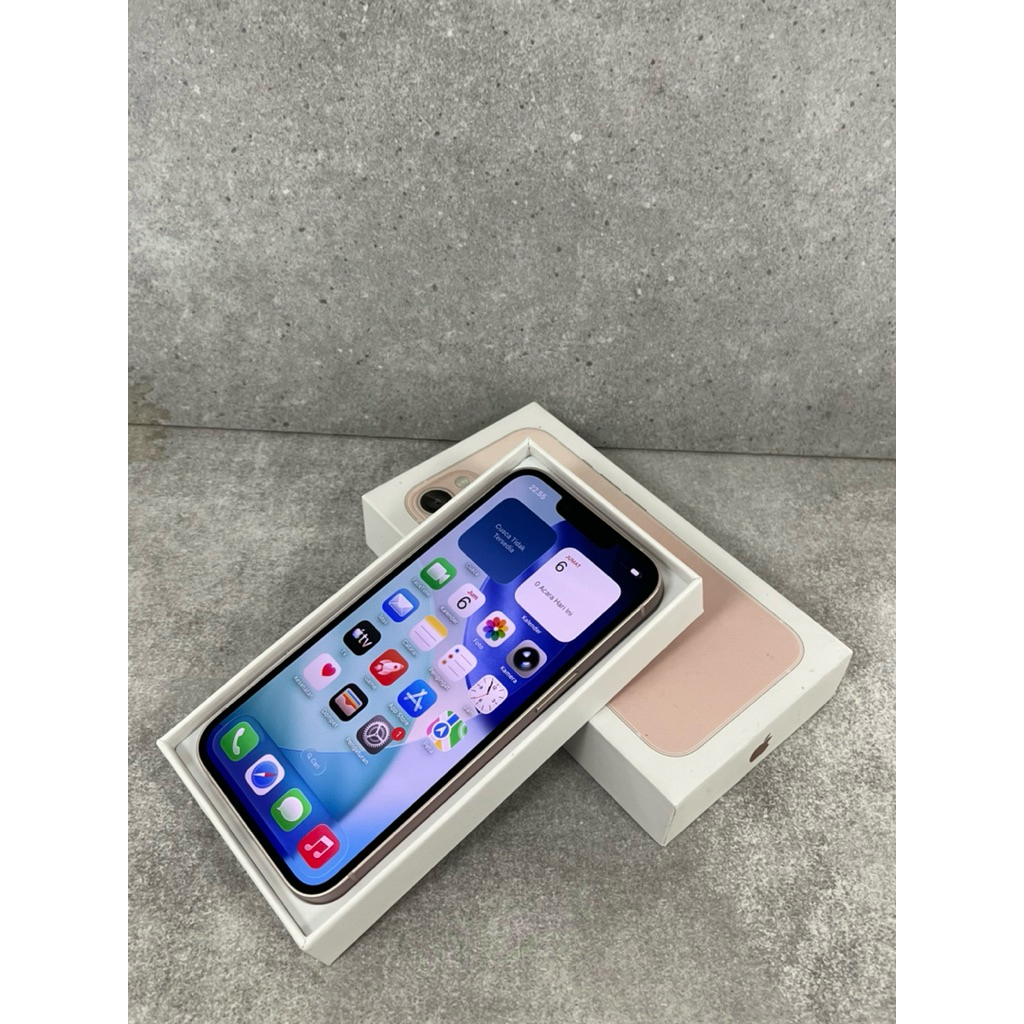 IPhone 13 128GB Pink Second Inter Beacukai Fullset