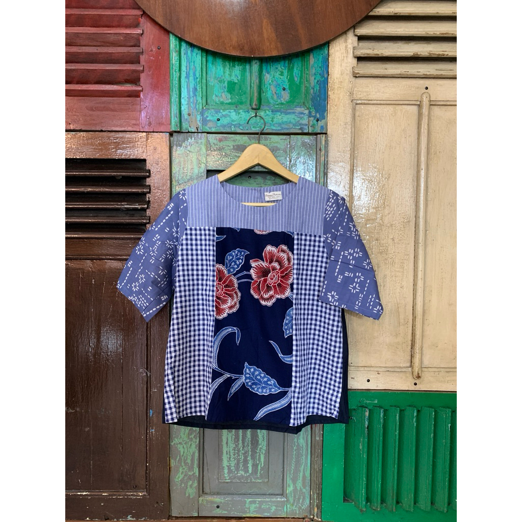 Batik Luwes Putera - Blus katun 7/8