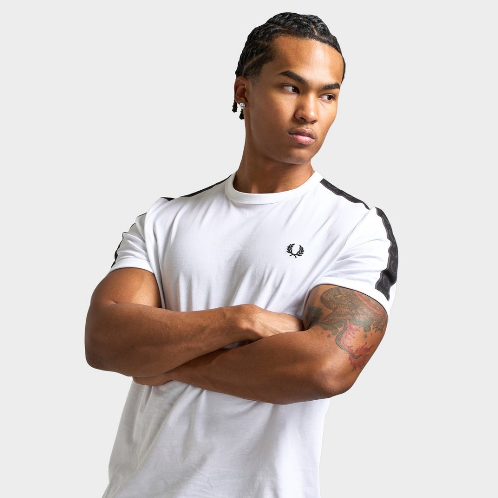 Fred Perry Contrast Taped Ringer T-Shirt (M4613-43B) Original