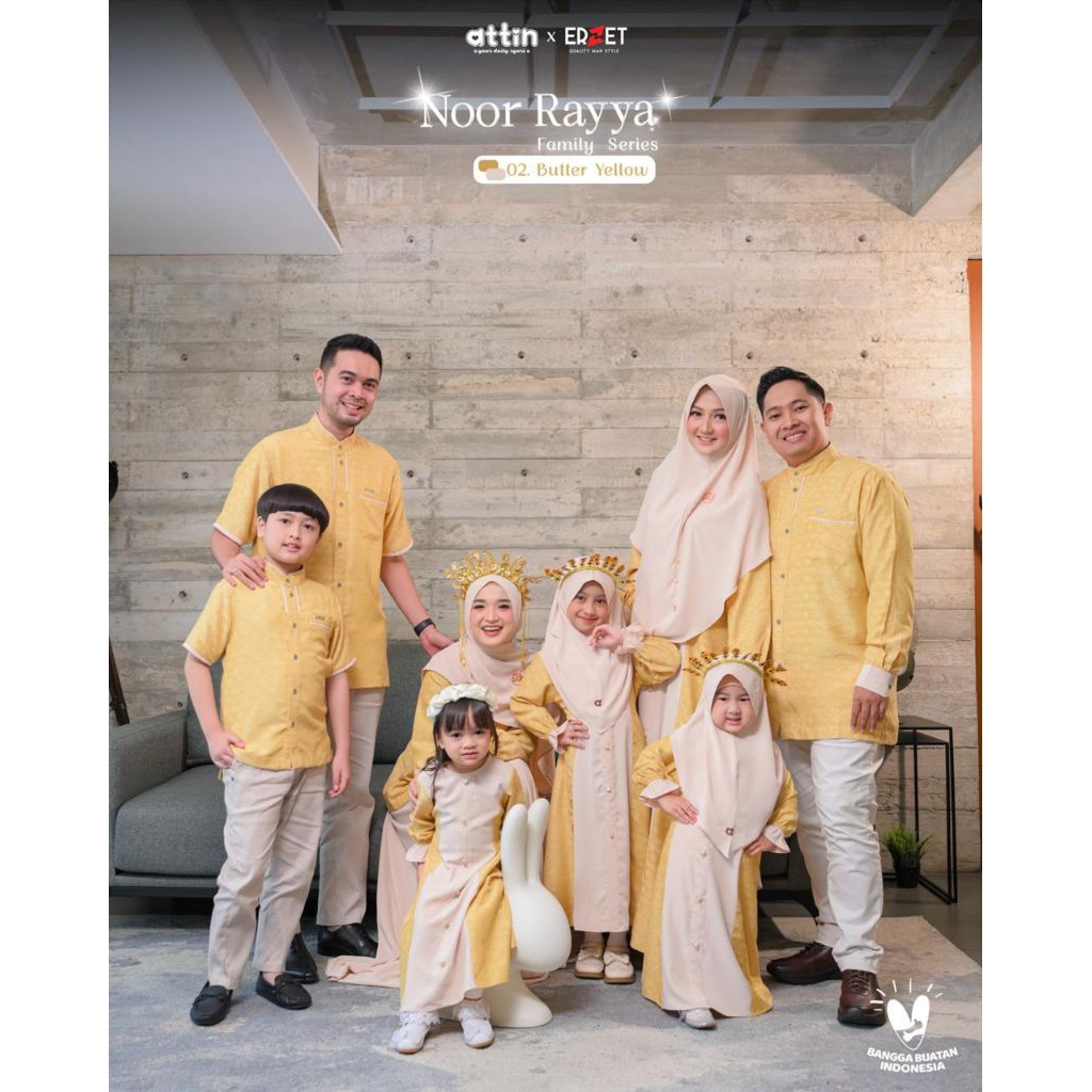 02 BUTTER YELLOW - SARIMBIT NOOR RAYYA BY ATTIN HIJAB - SARIMBIT ATTIN 2026