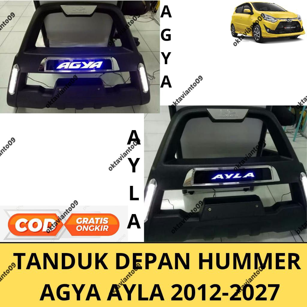 Tanduk Depan Bumper Depan Agya Ayla  2013 2016 2020 2021 2025 2026 2027  Hummer
