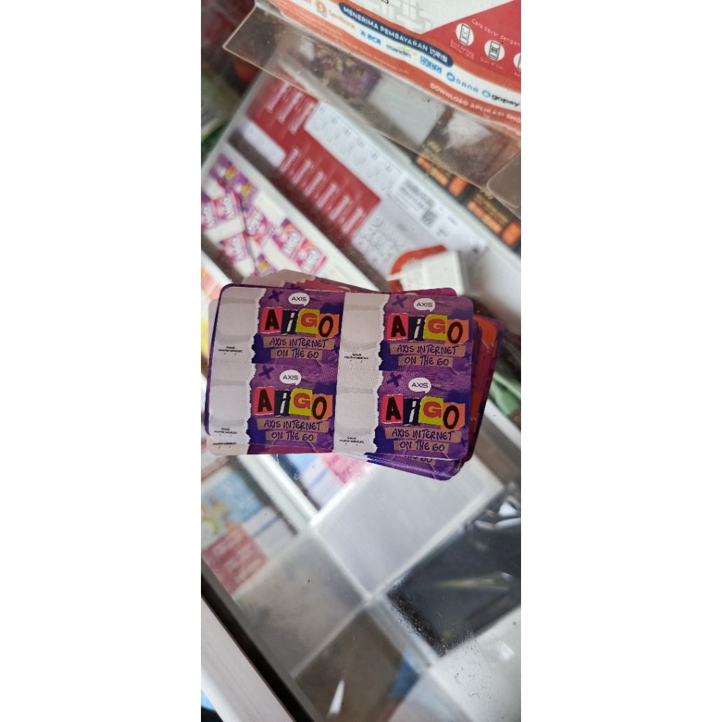 100 SN Voucher Kosong Axis XL 4in1 - Injek Nasional