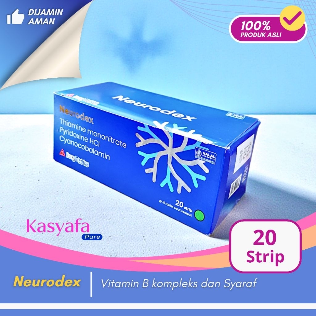 Neurodex Box Isi 200 Tablet | Vitamin Saraf untuk Kebas dan Kesemutan