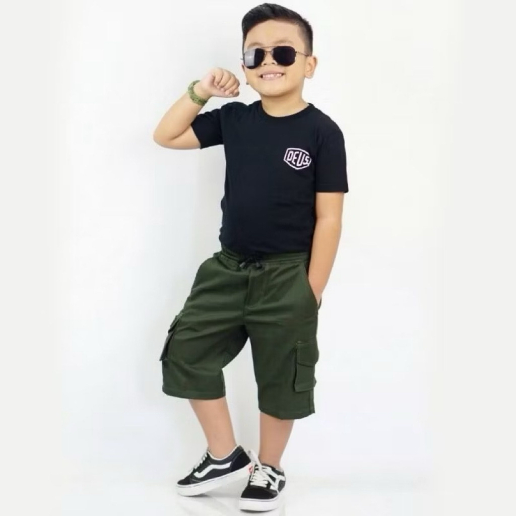 Pelangi store celana anak kargo celana kargo pendek anak cowok celana kargo unisex