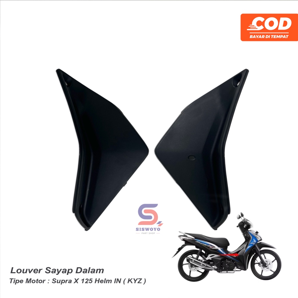 Louver R L Sayap Dalam Supra X 125 Helm in KYZ 2011-2019 Set Kanan kiri