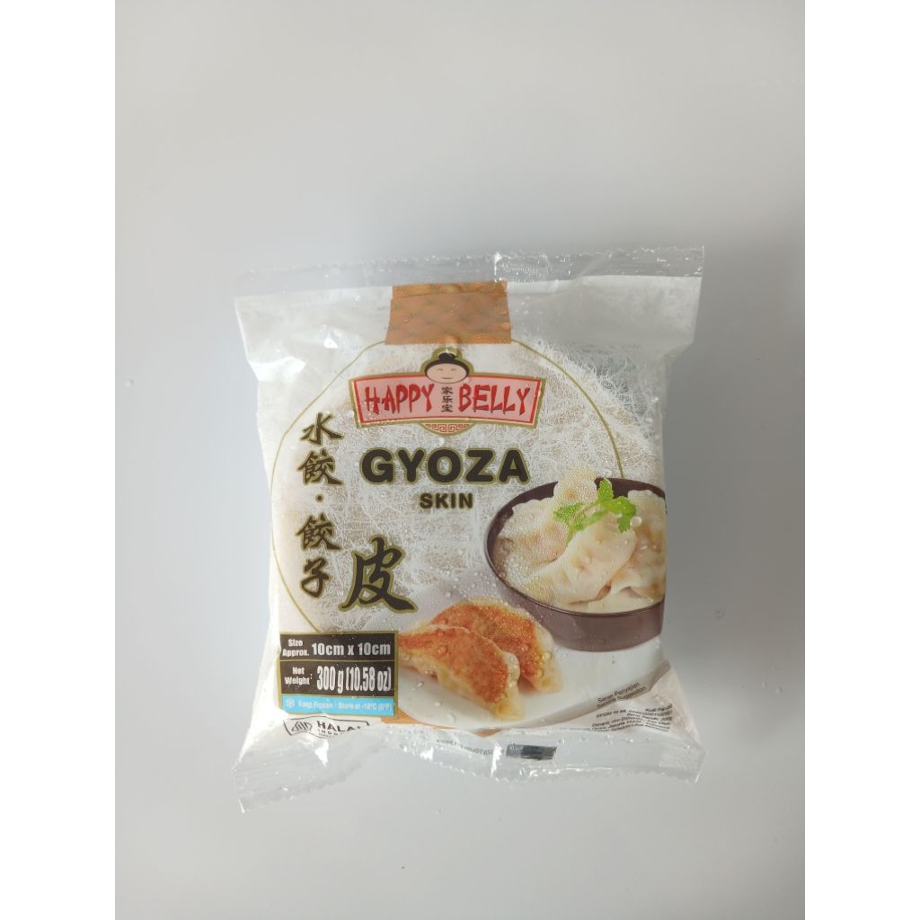 Happy Belly GYOZA SKIN 300gr / Kulit Pangsit / Kulit Dimsum