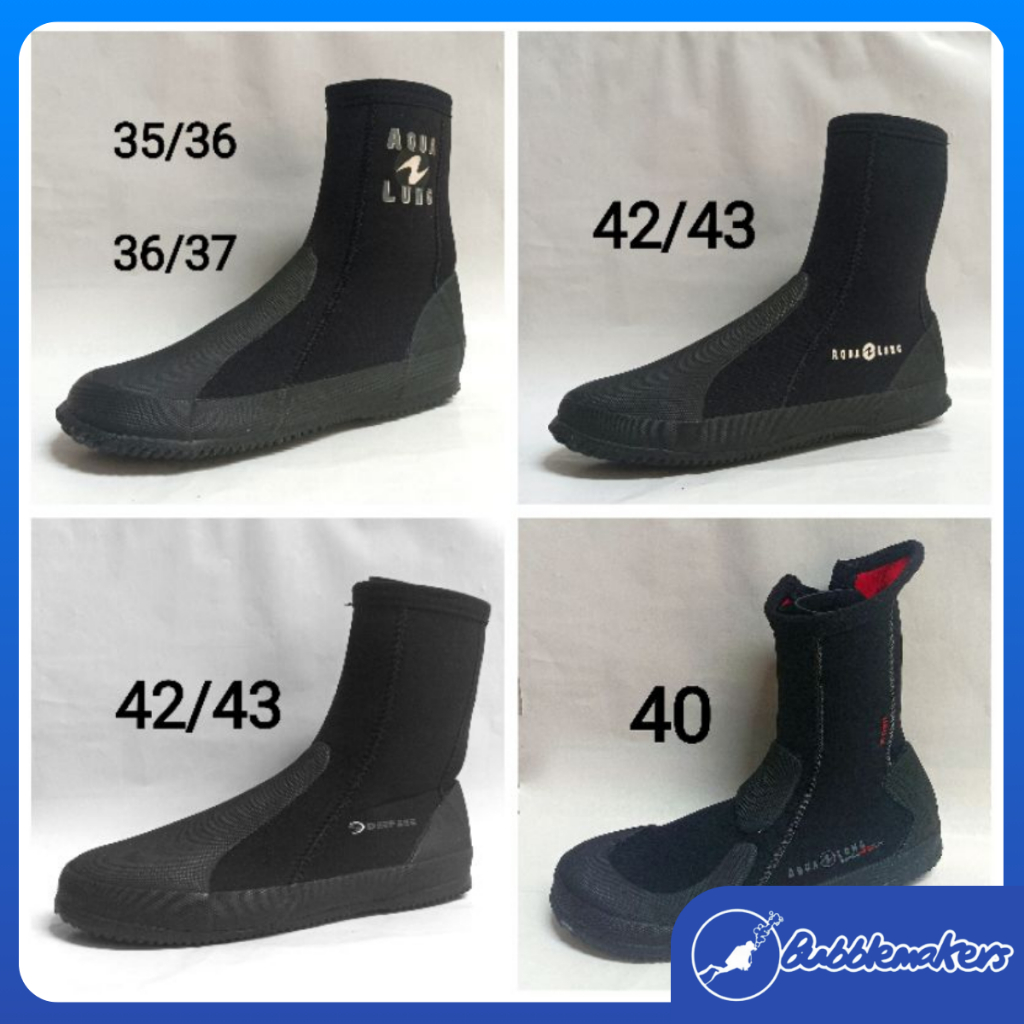 Dive booties, boot diving, boot selam