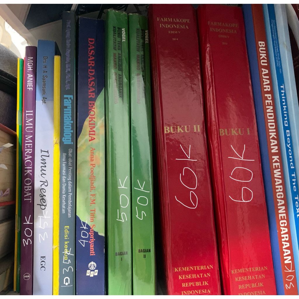 [PRELOVED] Buku Farmasi dan Kimia