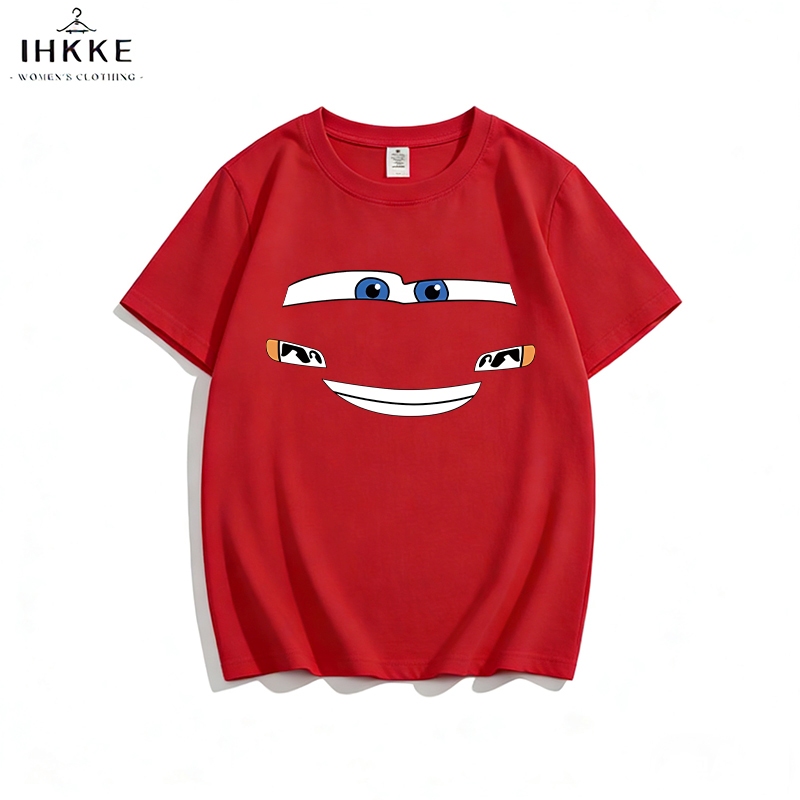 IHKKE Atasan Wanita Korea Style | Mcqueen Crop Mc Queen Cars Kaos Lightning Mcqueen Baju Lightning M