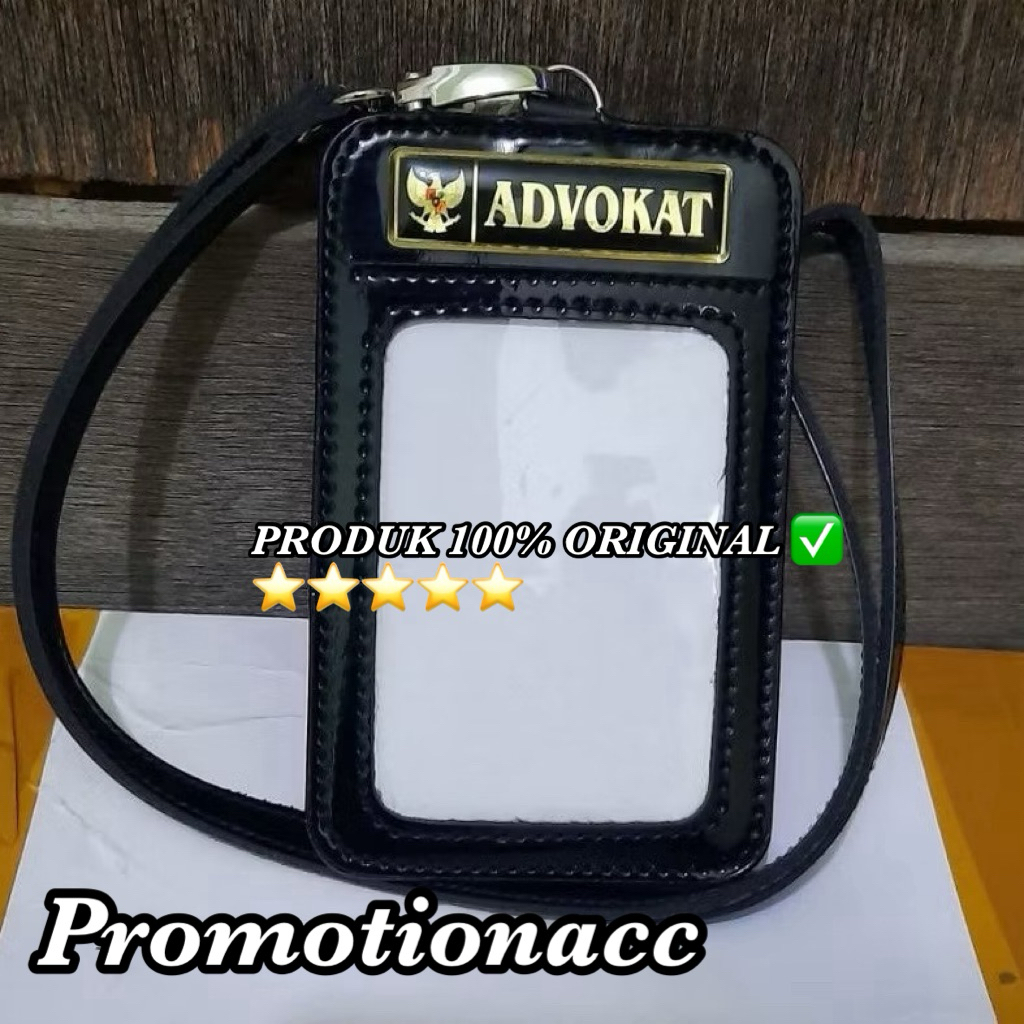 ID Card Tali Garuda ADVOKAT / Dompet Kartu Tali Logo Garuda ADVOKAT / Name Tag ID Card Kulit Tali GA