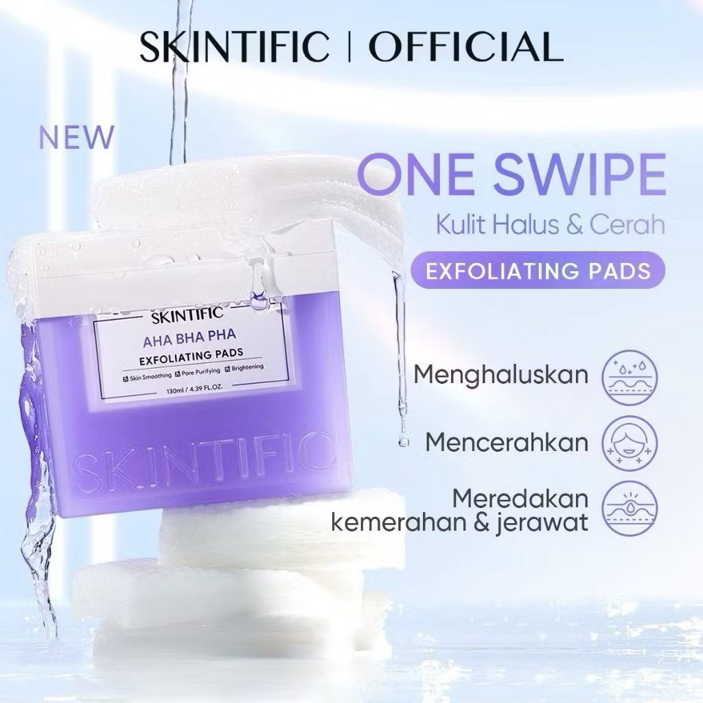 SKINTIFIC AHA BHA PHA Exfoliating Pads