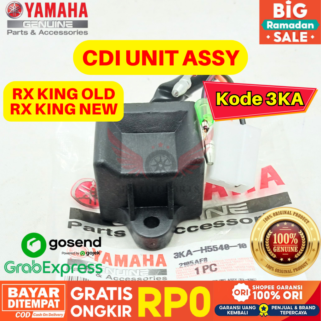3KA CDI UNIT ASSY RX KING ORIGINAL YAMAHA GENUINE PARTS, CDI ORIGINAL RX Z, CDI RX K, CDI RX SPECIAL