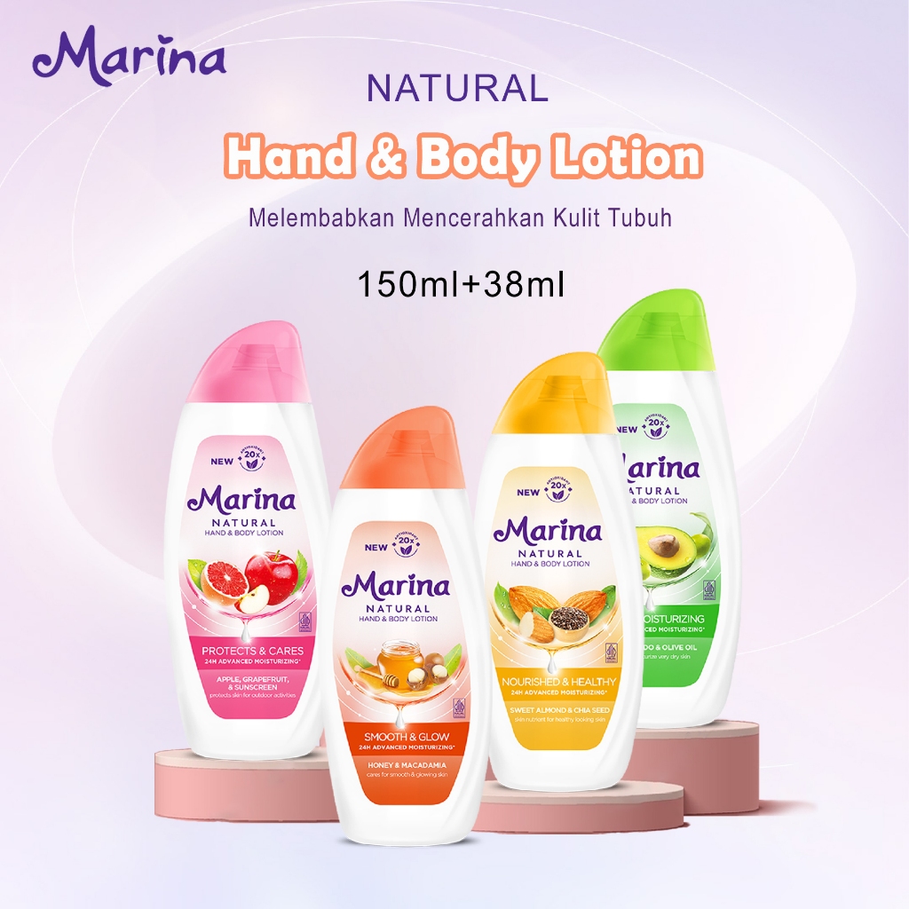 Marina Hand Body Lotion 150ml+38ml