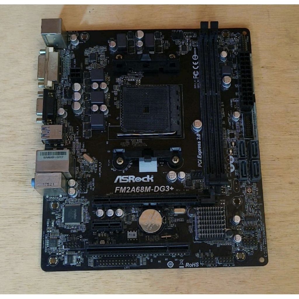 MOBO/MOTHERBOAD ASROCK FM2A68M-DG3+, SOCKET FM2/FM2+, PCI EXPRES 3.0