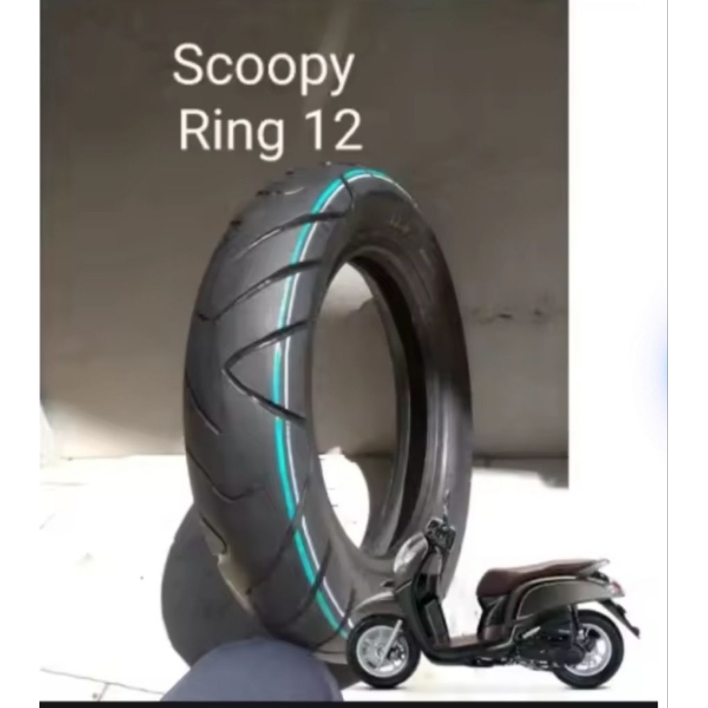 Ban Tubles Belakang Honda Scoopy 110/90 ring 12