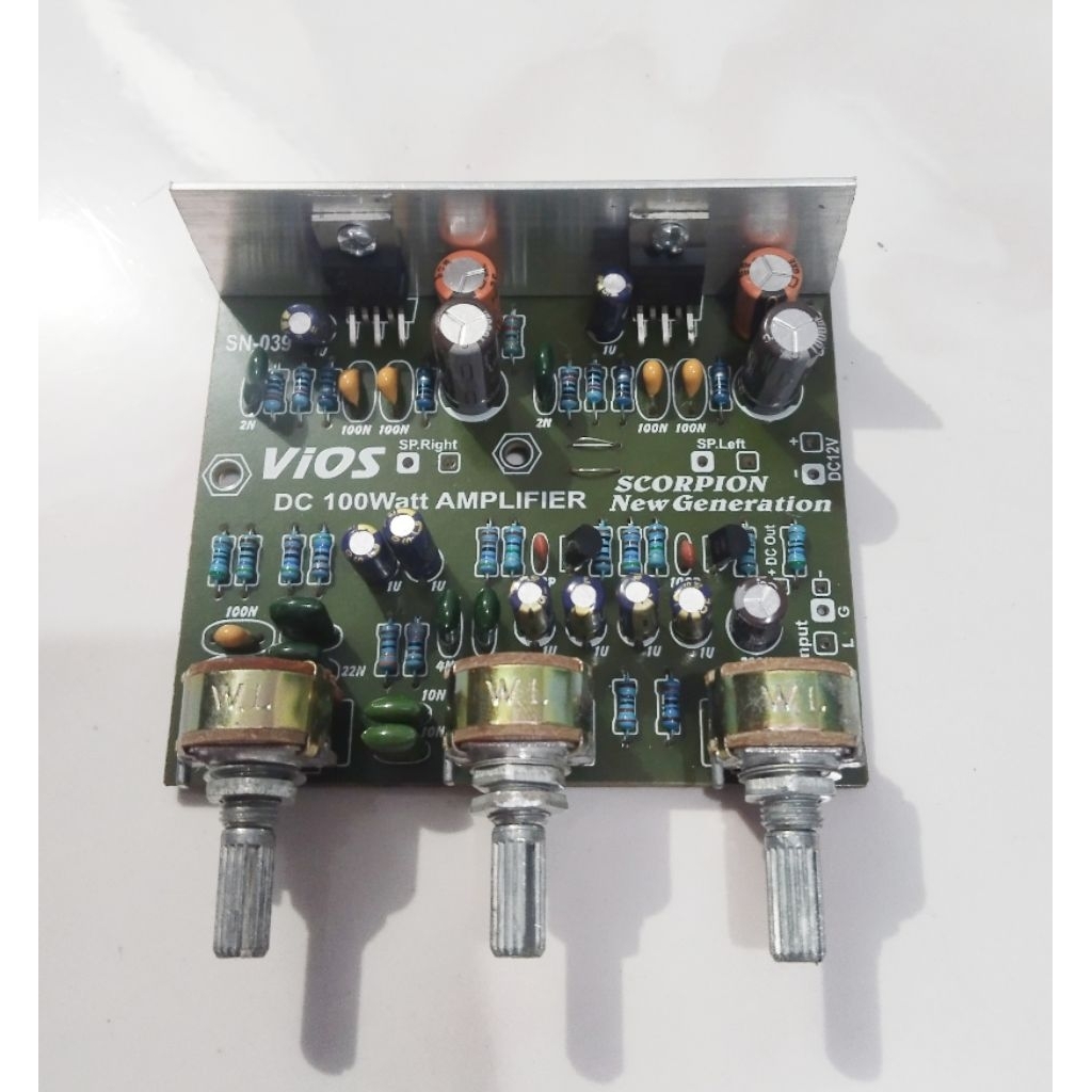 Kit Amplifier 2 X TDA 2003 100W DC 12V Stereo 3 Potensio