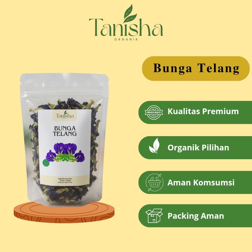Bunga Telang Kering Premium