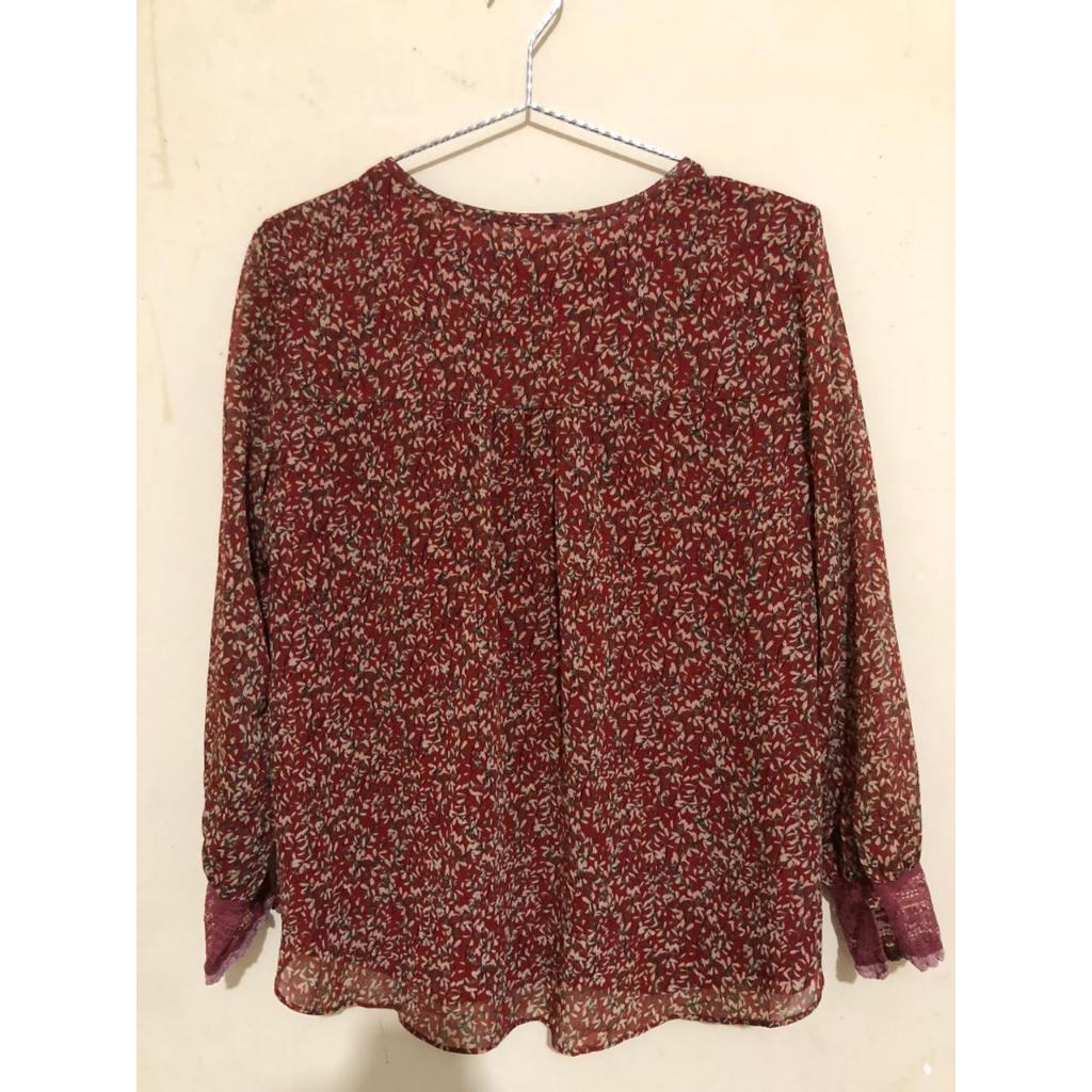 Blouse Motif Bahan Ceruti