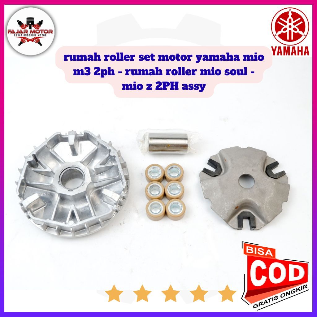 rumah roller set motor yamaha mio m3 2ph - rumah roller mio soul - mio z 2PH assy