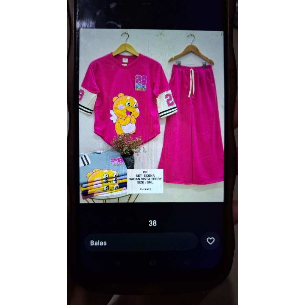 Set Kulot Nailong anak tanggung