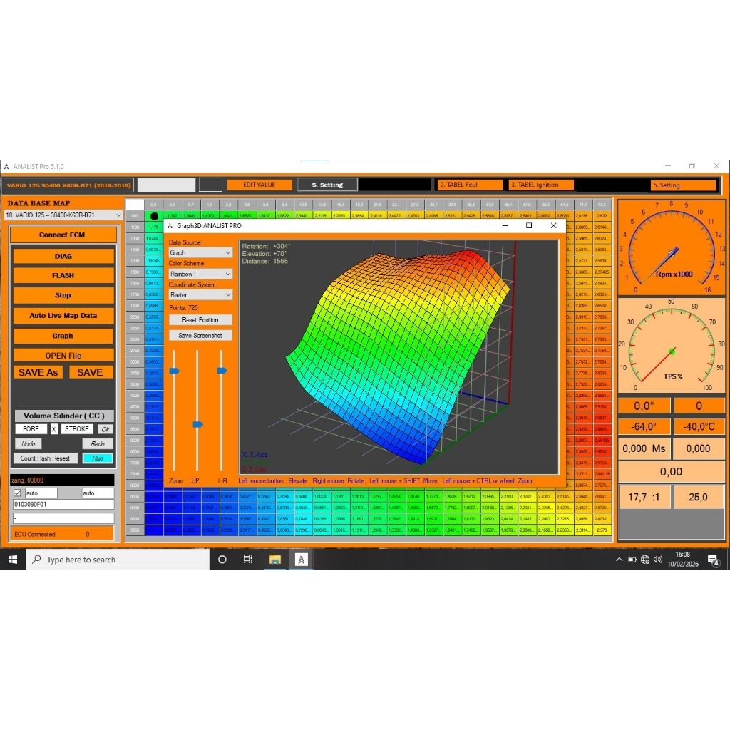 ANALIST PRO V5.1.0 SOFTWARE REMAP ECU HONDA