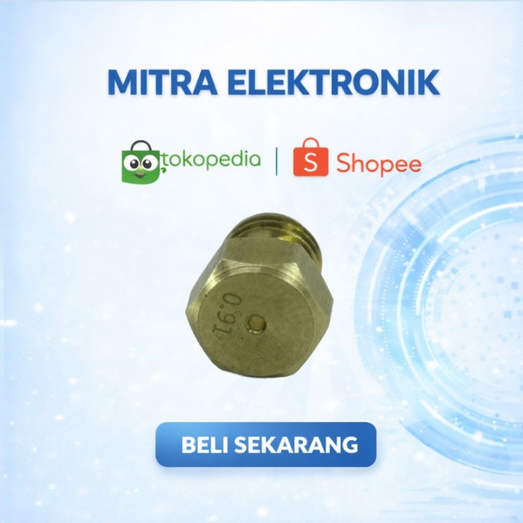 NOZZLE 120# (0.91) SPUYER KOMPOR TANAM MODENA ORIGINAL