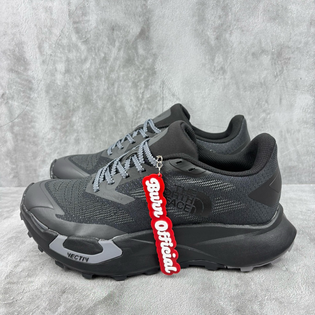 Sepatu Trail TNF Vectiv Enduris 4 Black Grey