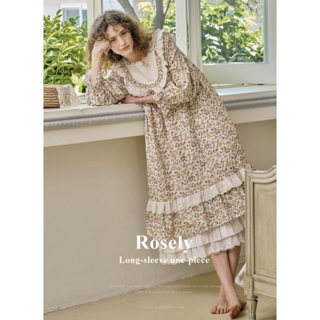 premium ullala dress noni tangan balon cottagecore