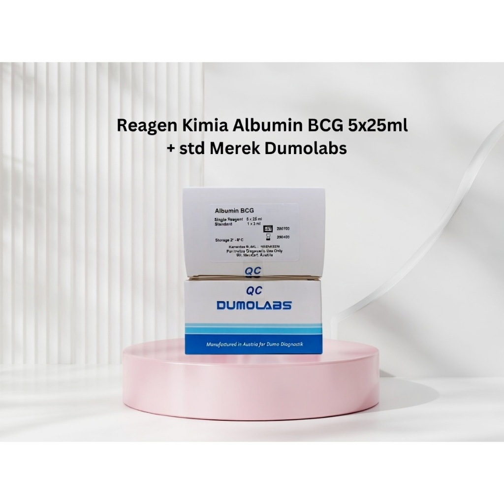 Reagen Kimia Klinik Albumin BCG Dumolabs 5×25 mL + Standard