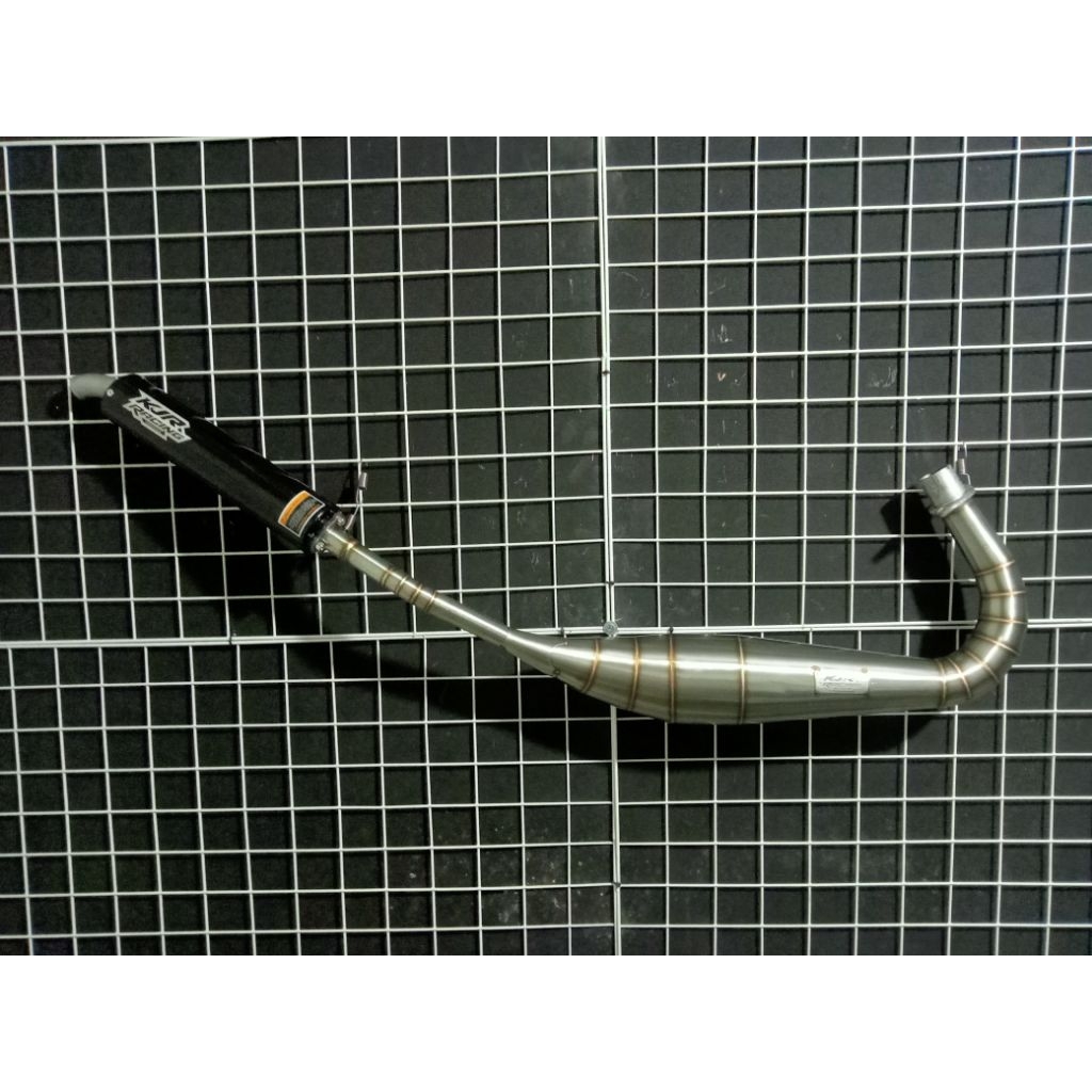 Knalpot Satria 2 Tak Kolong Repsol Black Premium Fasttech satria 2tak