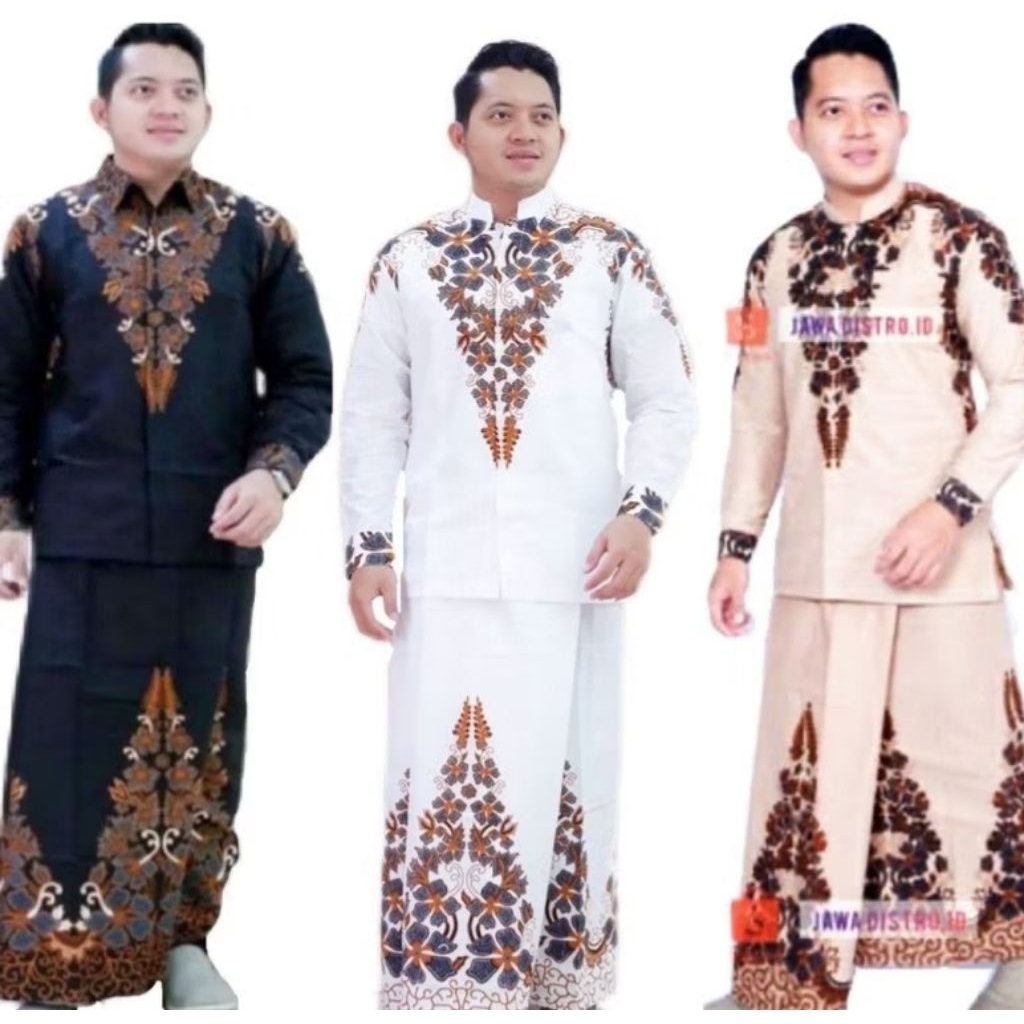 setelan sarung batik solosetelan celanasarung dewasa sarko pria dewasa sarko murah koko dan satung d
