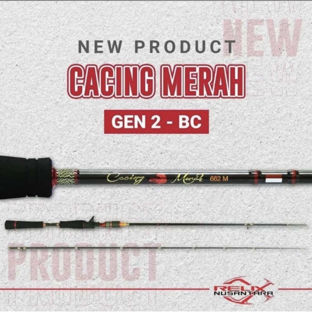 Joran Bc Relix Nusantara Cacing Merah 662 Gen 2