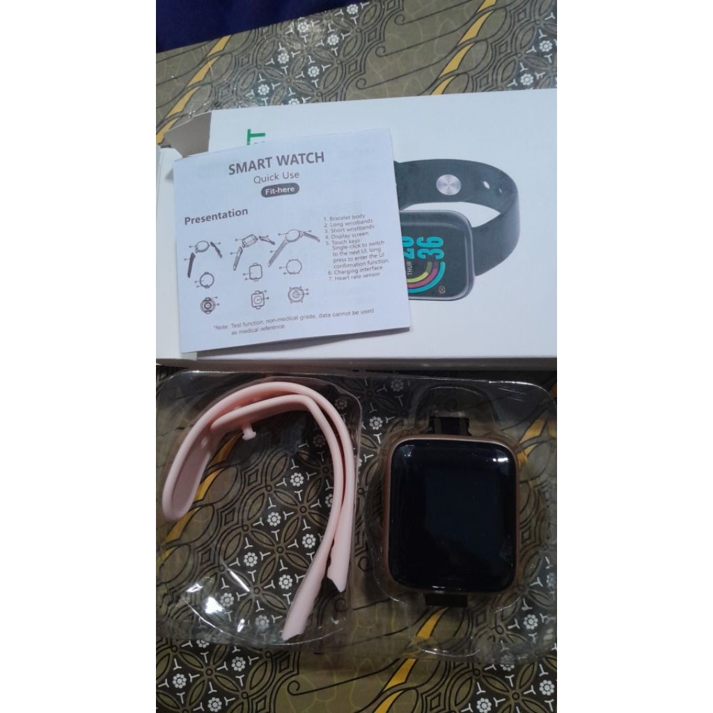 Smart Bracelet Y68 ( Jam tangan Digital)
